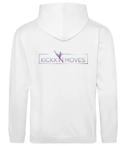 Zoodie - Volwassenen - Kickx N Moves- Wit - Multicolor logo