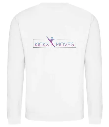 Sweater - Kids - Kickx N Moves- Wit - Multicolor logo