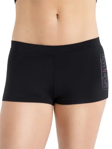 Short - Volwassenen - Kickx N Moves- Zwart