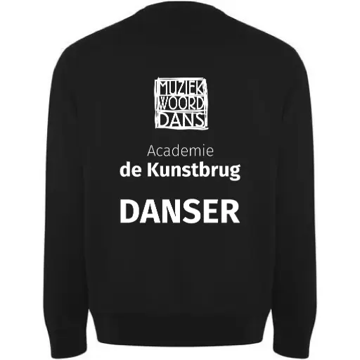 Sweater - De Kunstbrug - Kids - Zwart