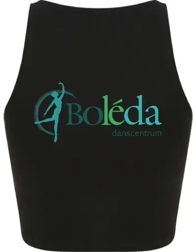Crop Top - Boleda- Kids - Zwart