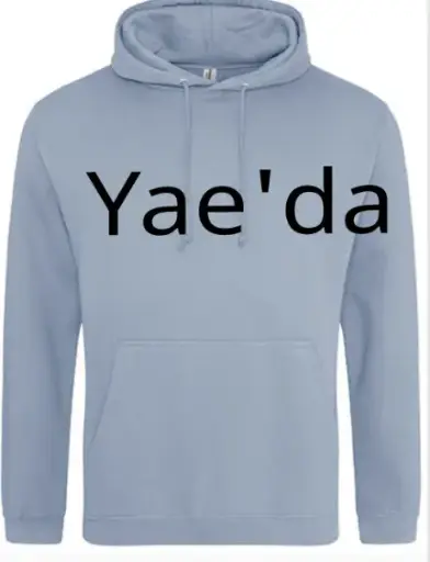 Hoodie - Yae'da - Volwassenen - Dusty blue