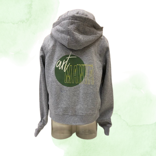 Cropped Hoodie - Art Mania - Kids - Lichtgrijs