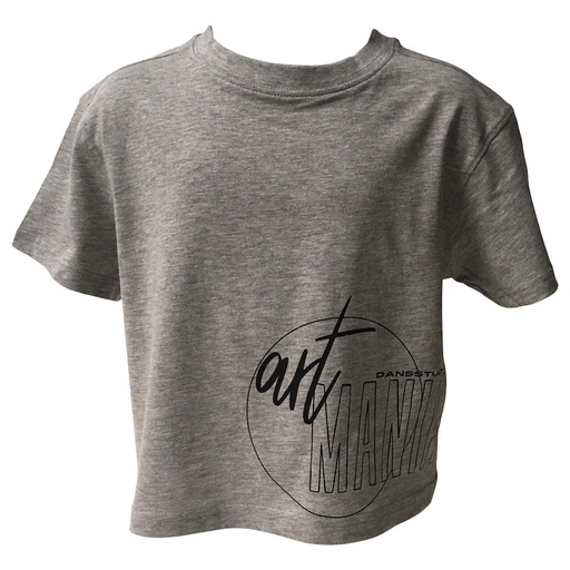 Crop top Art Mania - Kids - Lichtgrijs 