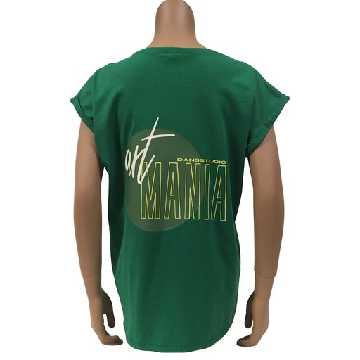 Losse t-shirt - Art Mania - Dames - Groen