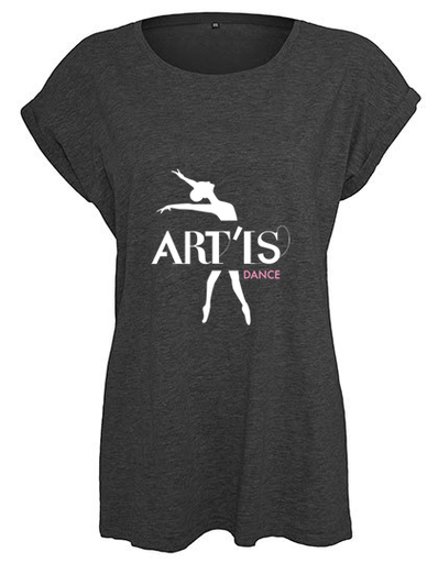 Losse t-shirt - Art'is - Dames - Donkergrijs