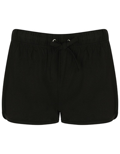 Retro Shortje - Pas Partout - Dames - Zwart/Zwart 