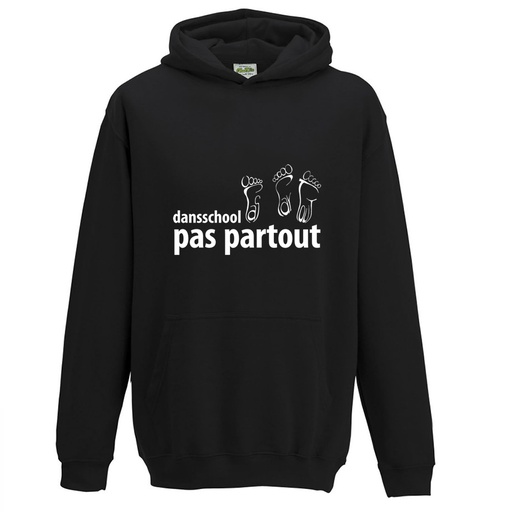 Hoodie - Pas Partout - Kids - Zwart