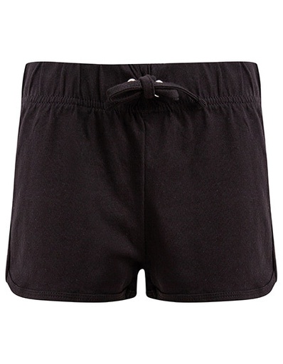 Retro shortje - Pas Partout - Kids - Zwart/Zwart