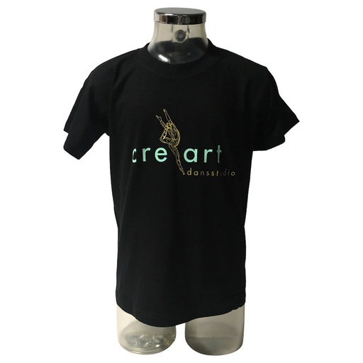 T-shirt - Dansstudio Creart - Kids - Zwart