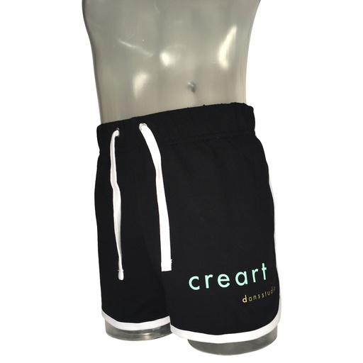 Retro Short - Dansstudio Creart - Kids - Zwart/Wit