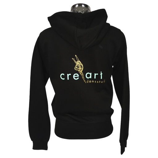 Zoodie met naam - Dansstudio Creart - Volwassenen - Zwart