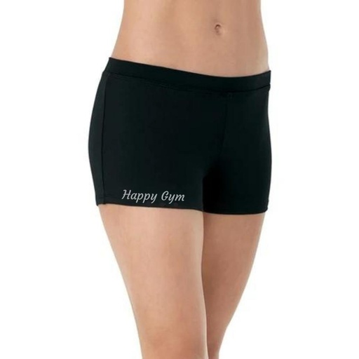 Shortje - Happy Gym - Volwassenen - Zwart