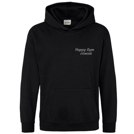 Hoodie - Happy Gym - Kids - Zwart