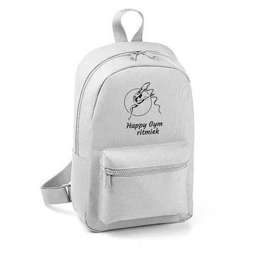 [DNSS-HG-T-BG153+happygymZW-GR] Rugzakje - Happy Gym - Grijs