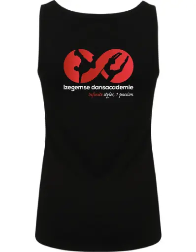 Topje - Izegemse Dansacademie - Dames - Zwart