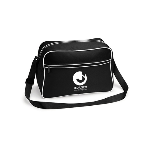 [DNSS-JED-T-BG14+jedagroWI-ZW/WI] Jedagro - Sporttas - Zwart/Wit