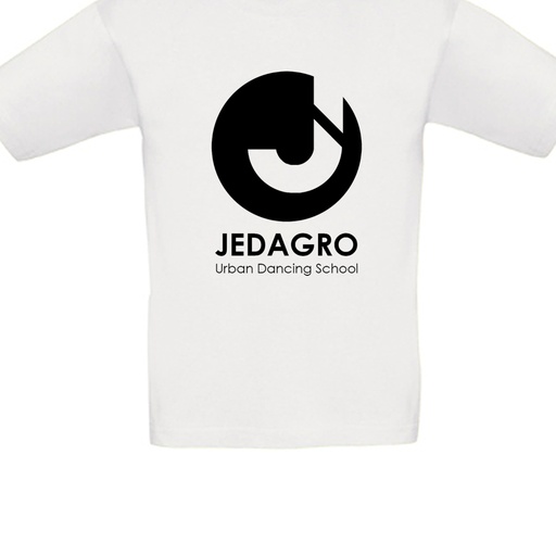 T-shirt - Jedagro - Kids - Wit