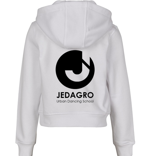 Cropped Hoodie - Jedagro - Kids - Wit