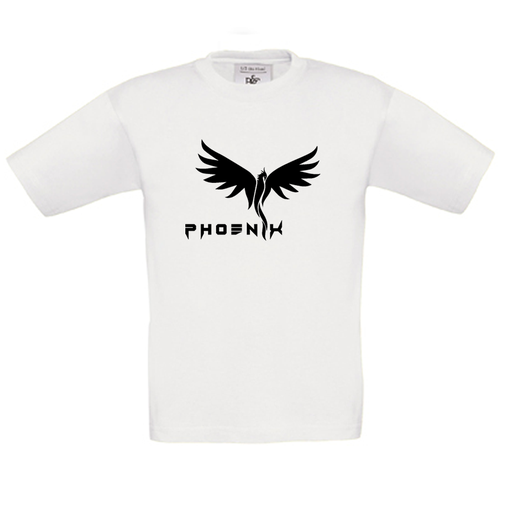 T-shirt  'Phoenix' - Jedagro - Kids - Wit