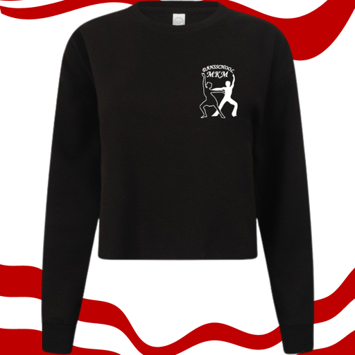 Cropped Sweater - MKM - Kids - Zwart