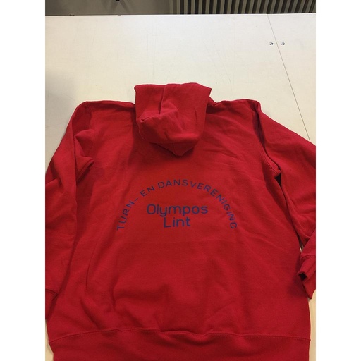 Sweater met naam - Olympos - Volwassenen - Rood