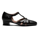 Dansschoen Karla - 3cm - zwart