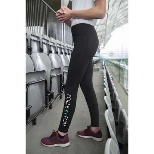 Legging - Folle et Fou - Volwassenen - Zwart