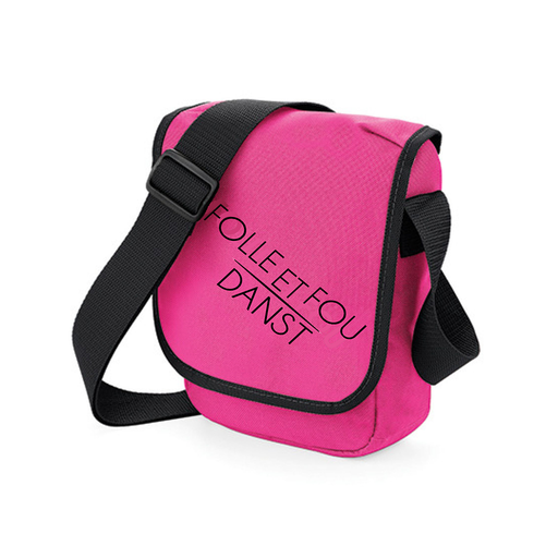 [DNSS-FEF-T-BG18+folleetfou-FU] Schoudertas Folle et Fou - fuchsia